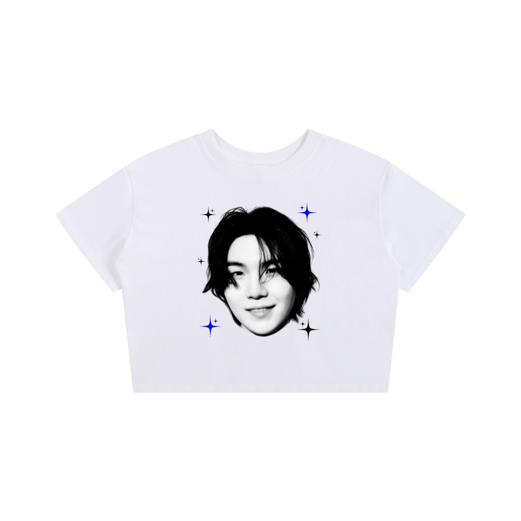 BTS Big Head Baby Tee - Yoongi