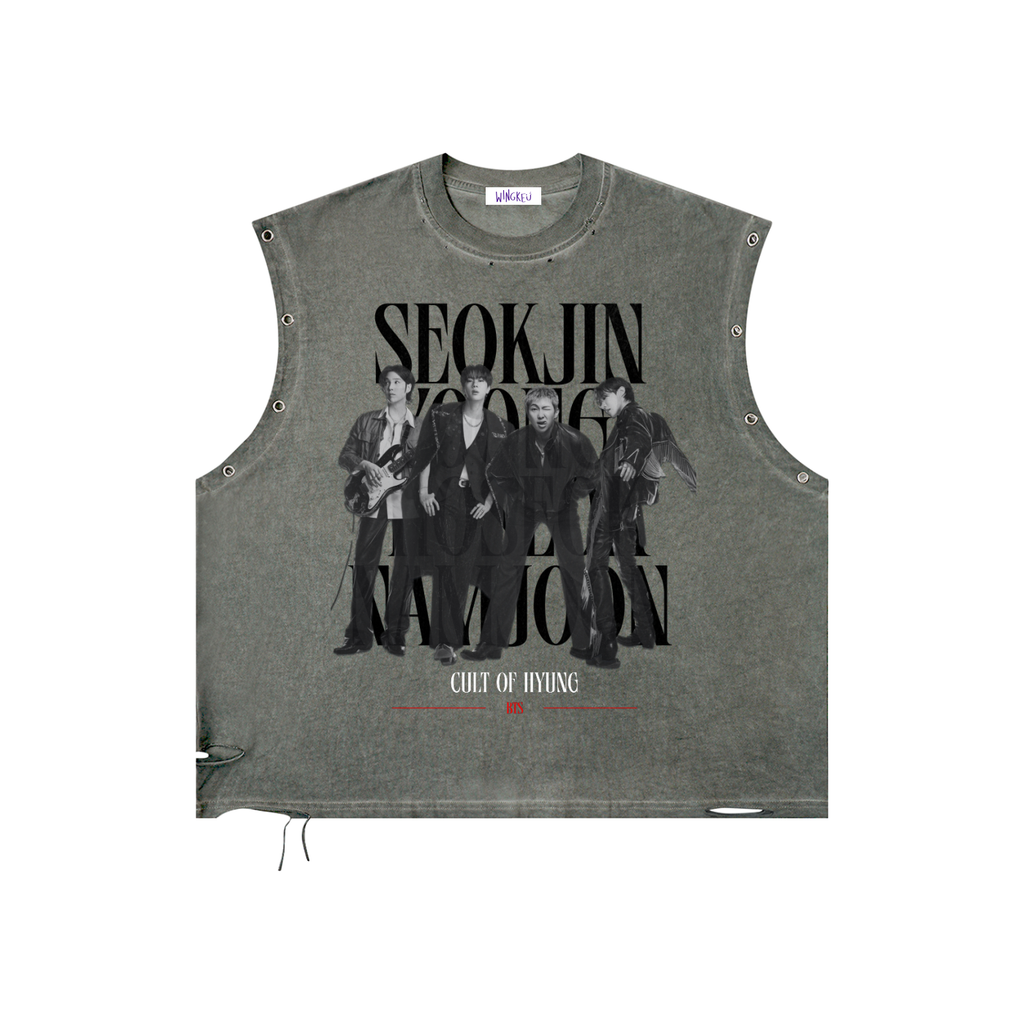 BTS Hyung Line Rock Tee | Jin Yoongi Jhope Namjoon