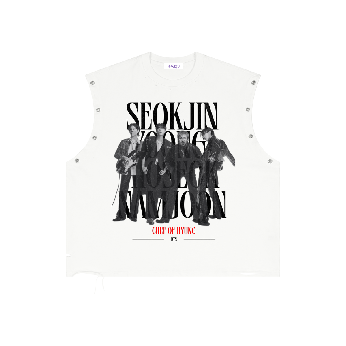BTS Hyung Line Rock Tee | Jin Yoongi Jhope Namjoon