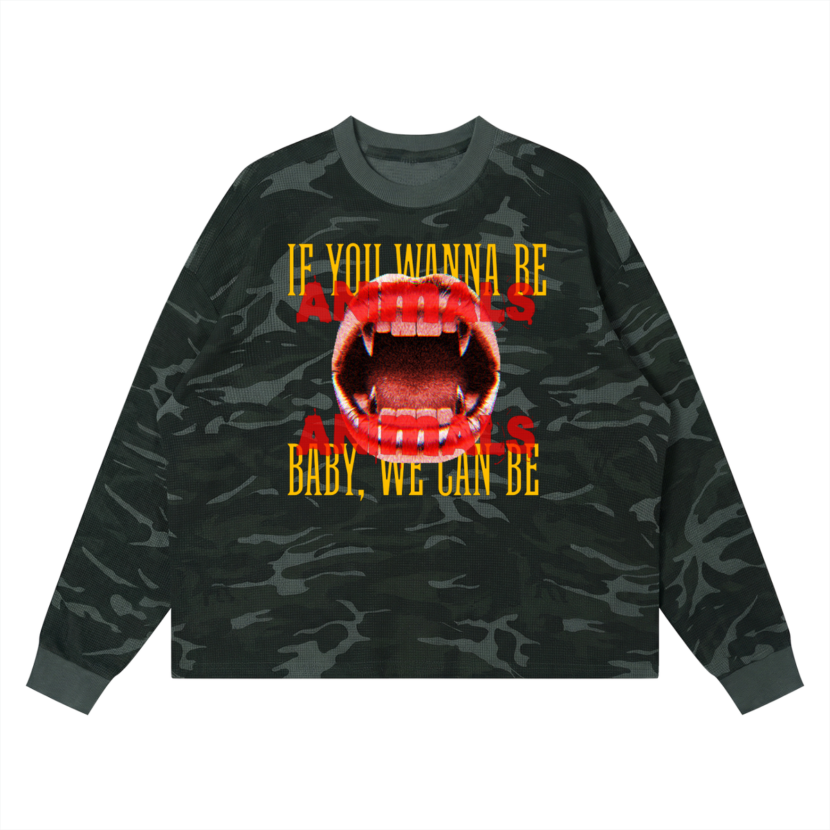 BTS Arirang - Like Animals Camo Long Sleeve T-Shirt